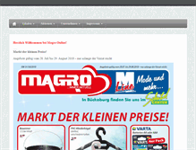 Tablet Screenshot of magro-aktuell.de
